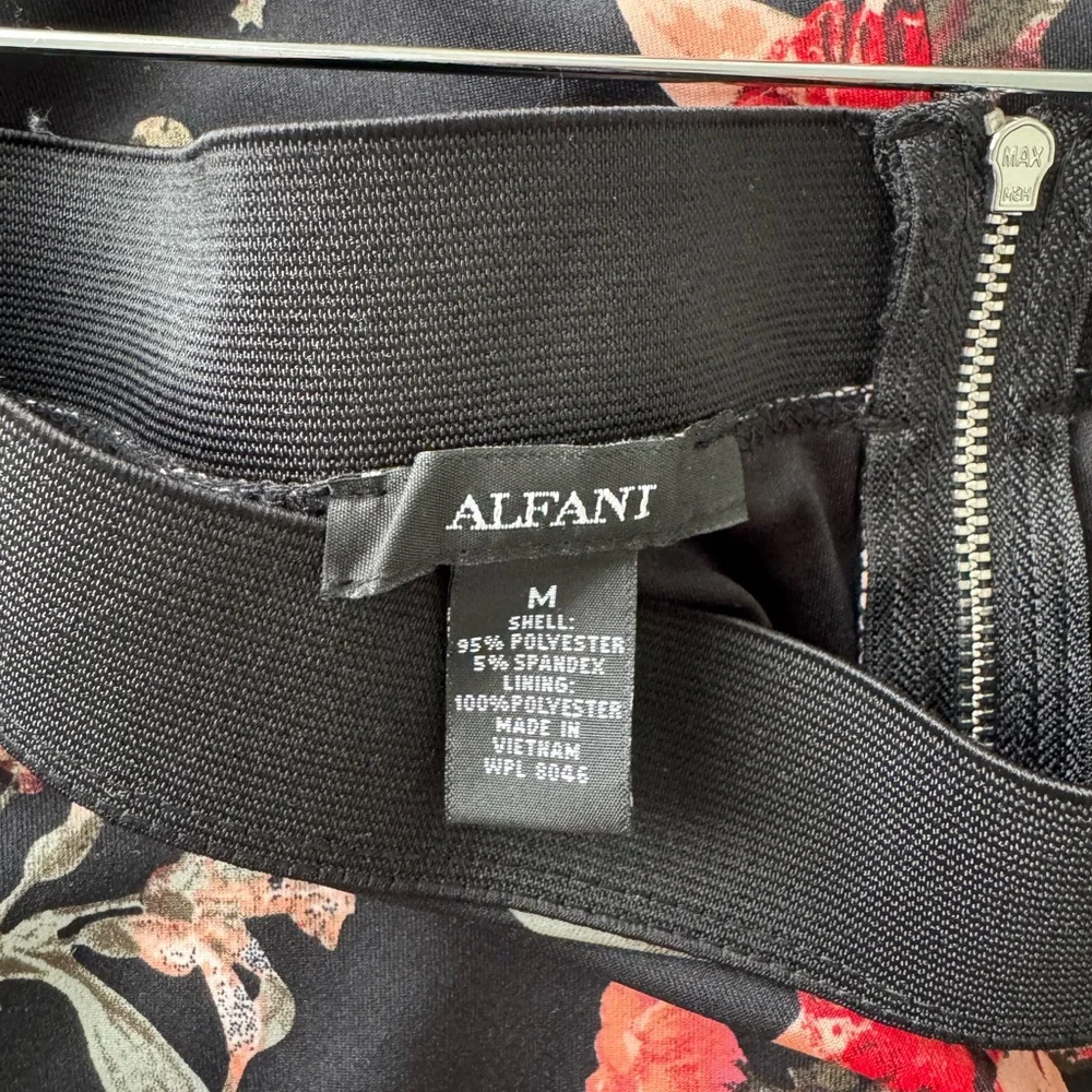 Alfani Women’s Pencil Skirt – Black with Elegant Floral Print.  NWOT - Picture 7 of 9